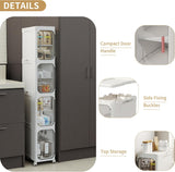 Organizador Desarmable  Con Ruedas De 4 Niveles