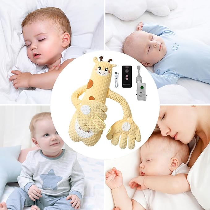 Peluche Calmante para Bebé con Función de Palmaditas