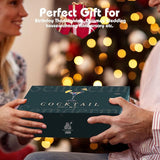 KIT DE COCTELERÍA PROFESIONAL DE 23 PIEZAS CON BASE DE BAMBÚ