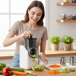Cortador de Verduras Eléctrico Multifuncional 6 en 1