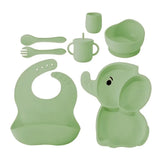 Set de Alimentación Infantil de Silicona 10 Piezas