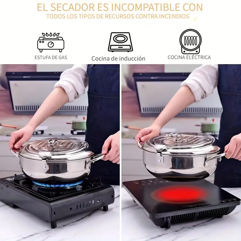 Olla Para Freir Con Control De Temperatura