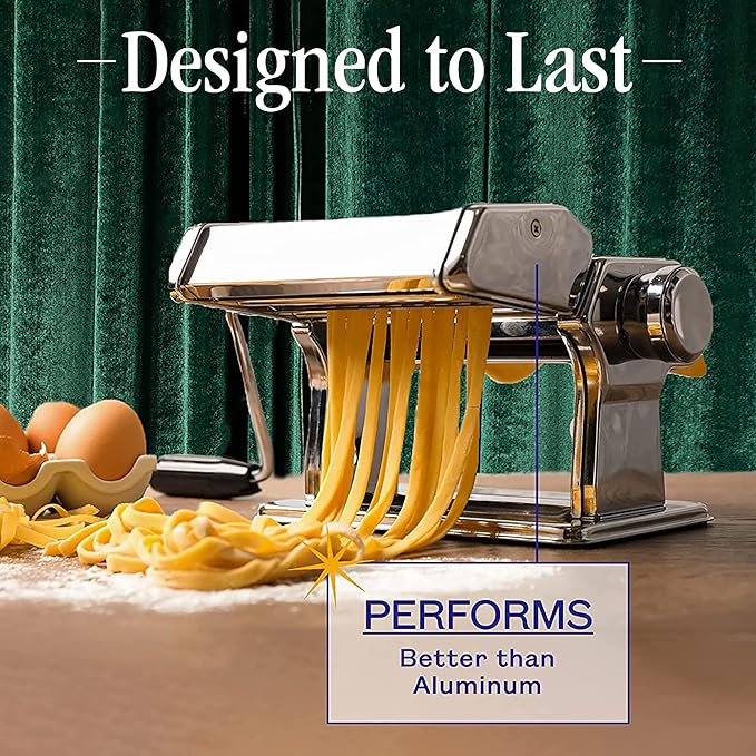 Máquina para Hacer Pasta en Acero Inoxidable