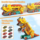 Camión Grúa en Forma de Dinosaurio