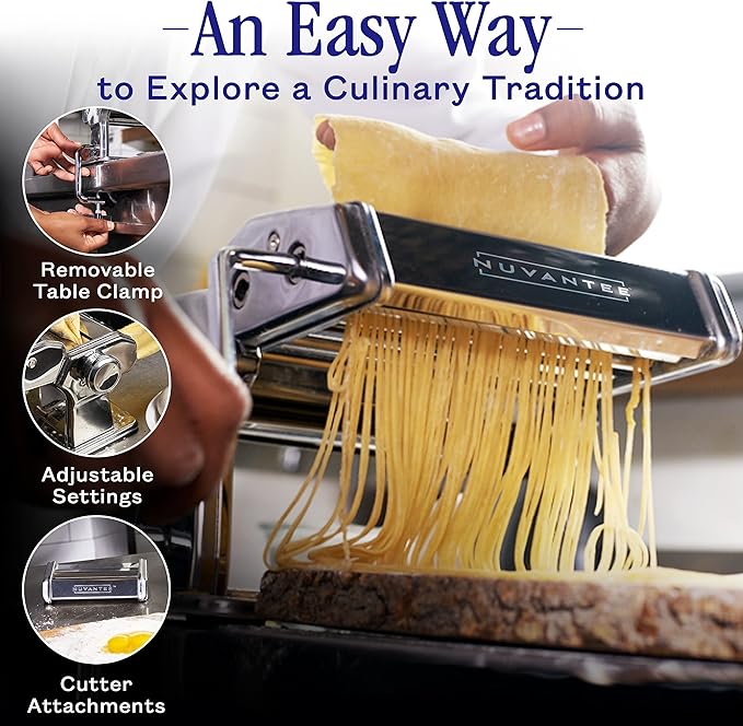 Máquina para Hacer Pasta en Acero Inoxidable