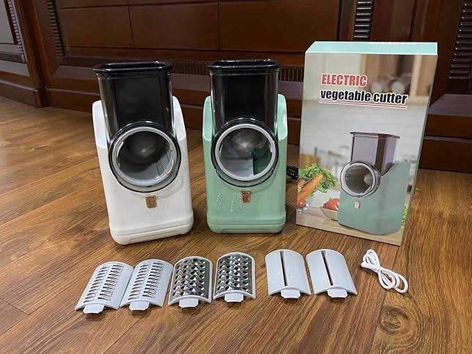 Cortador de Verduras Eléctrico Multifuncional 6 en 1