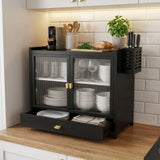 Escurridor organizador de cocina multifuncional