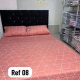 Sabana En Algodon De 600 Hilos