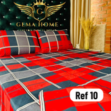 Sabana En Algodon De 600 Hilos