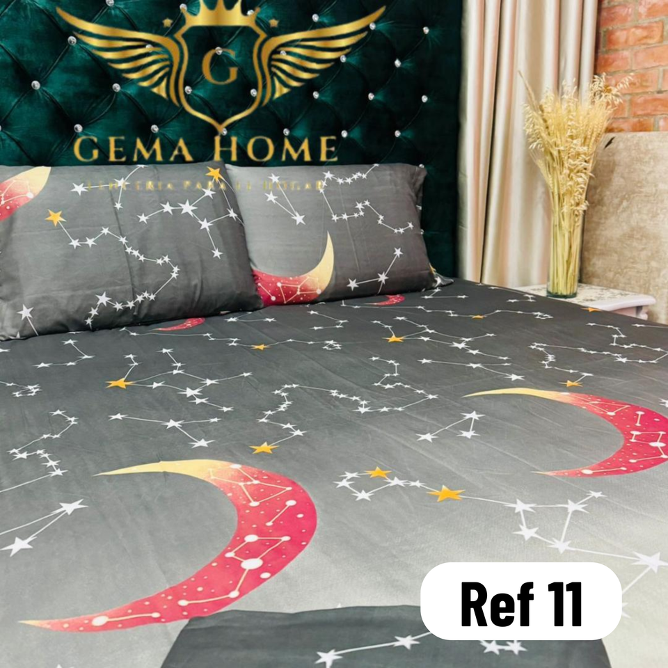 Sabana En Algodon De 600 Hilos