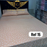 Sabana En Algodon De 600 Hilos