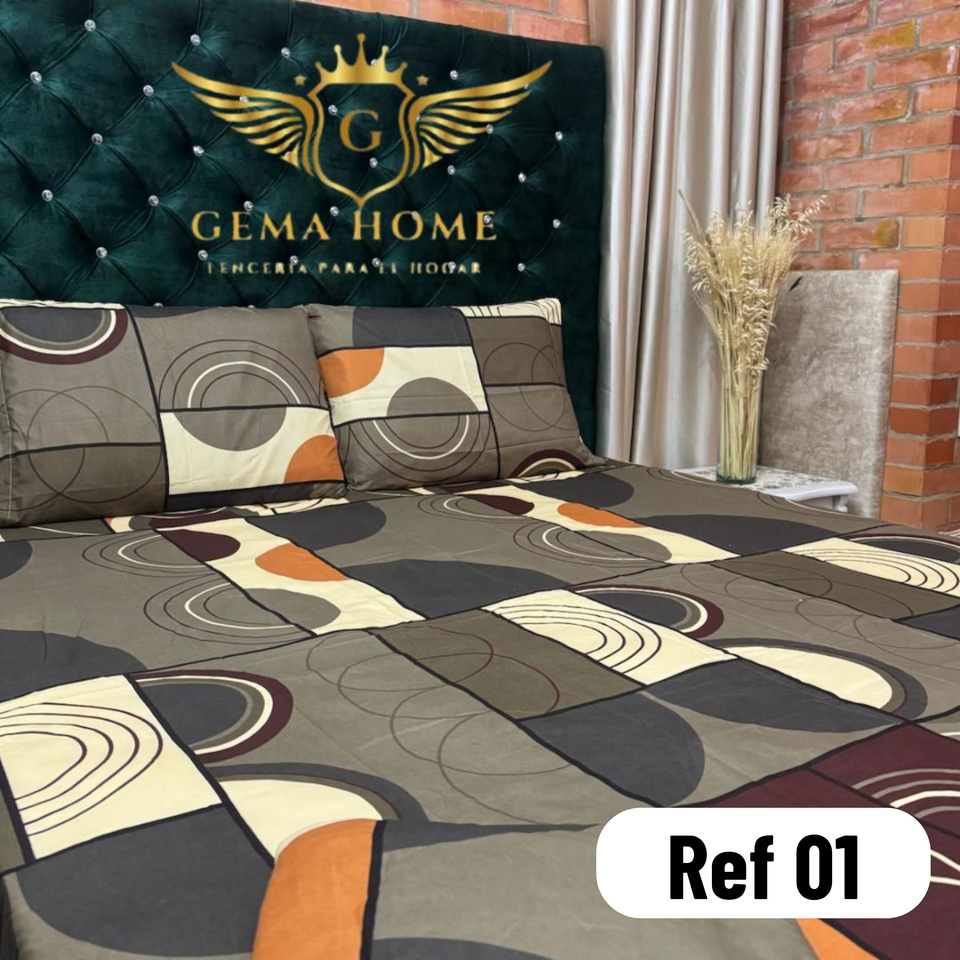 Sabana En Algodon De 600 Hilos