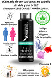 COMBO SHAMPOO CUBRE CANAS SECRETO DE ANGELES + 2 OBSEQUIO