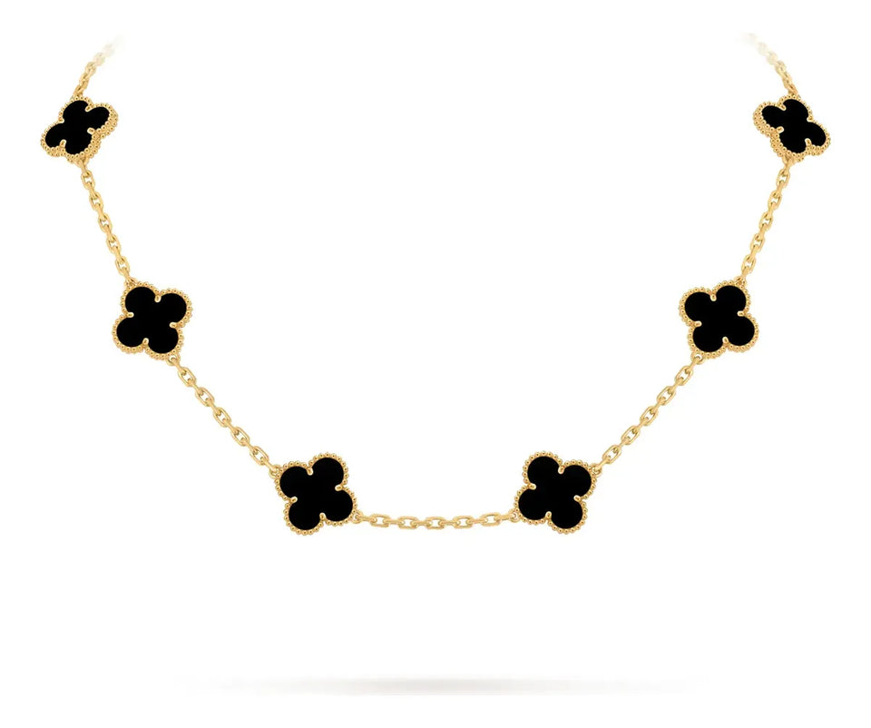 Set Collar y Pulsera Trébol de Cuatro Hojas