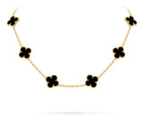 Set Collar y Pulsera Trébol de Cuatro Hojas