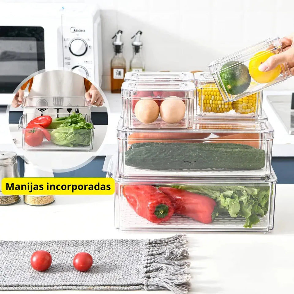 SET CONTENEDORES COCINA X 7 UNIDADES