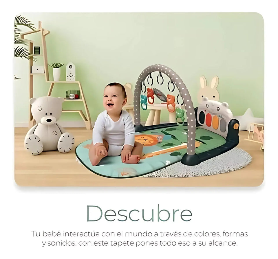 Gimnasio Musical Interactivo con Piano para Bebé