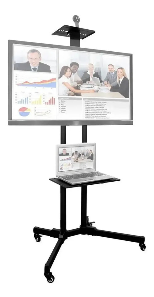 Soporte TV Rodante Pedestal Móvil 32 a 70 Pulgadas