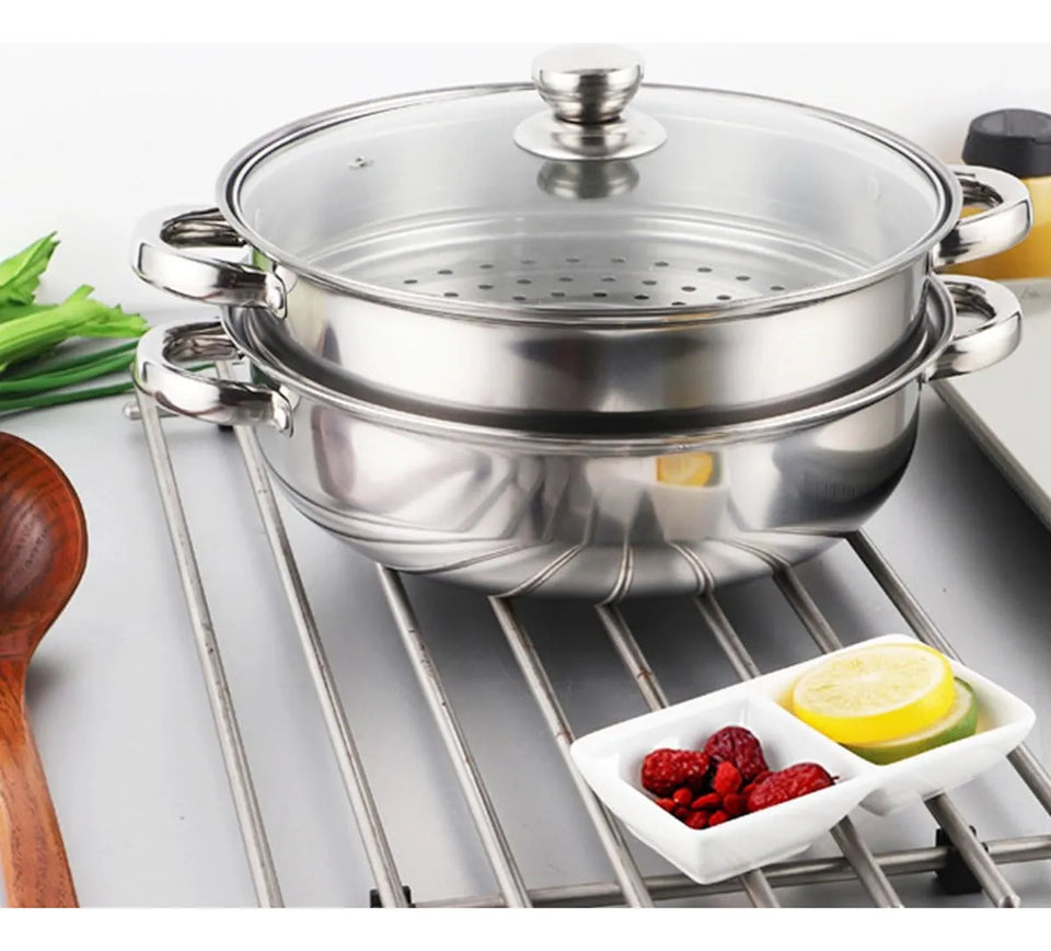 OLLA VAPORERA ACERO INOXIDABLE