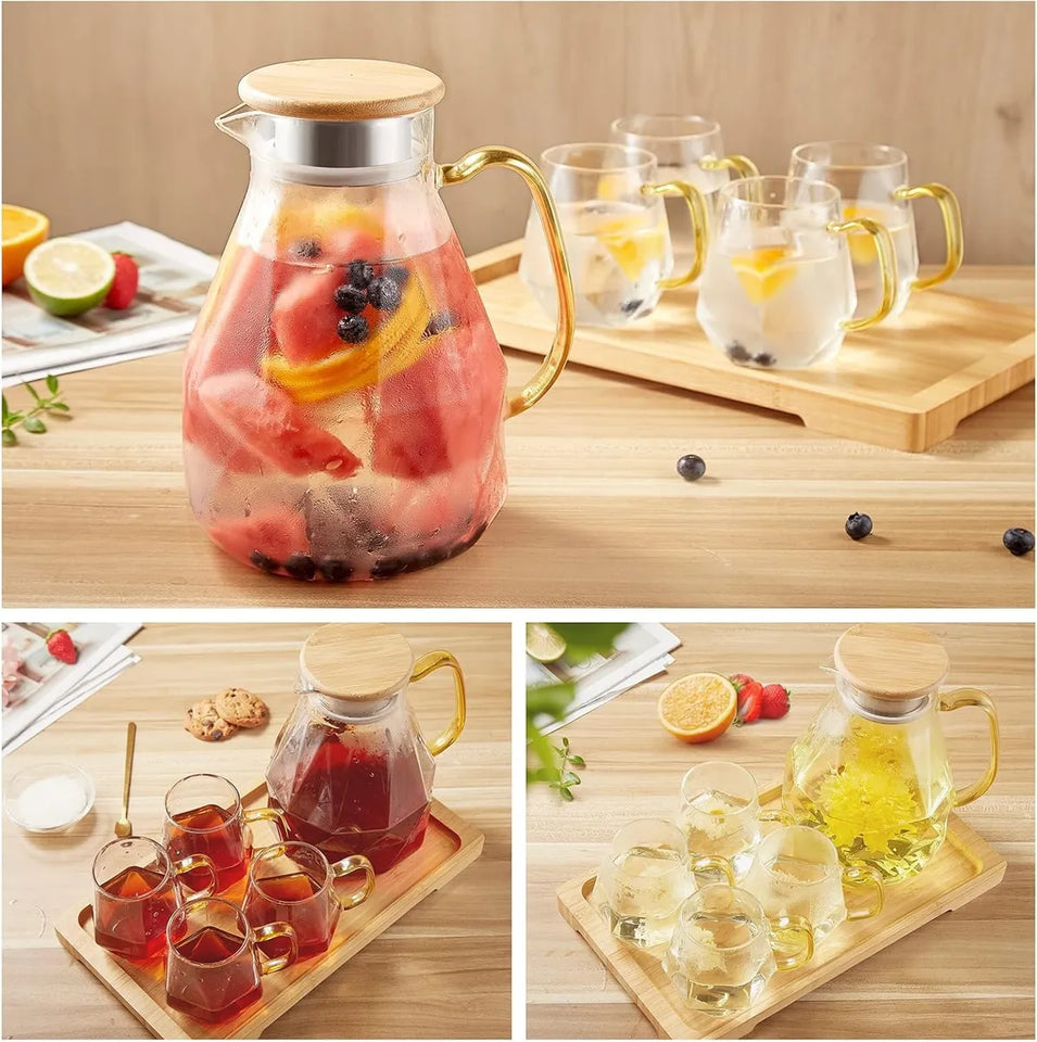 SET JARRA CON 4 TAZAS GLINS