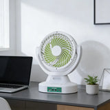 Ventilador Solar Recargable de 9 Pulgadas