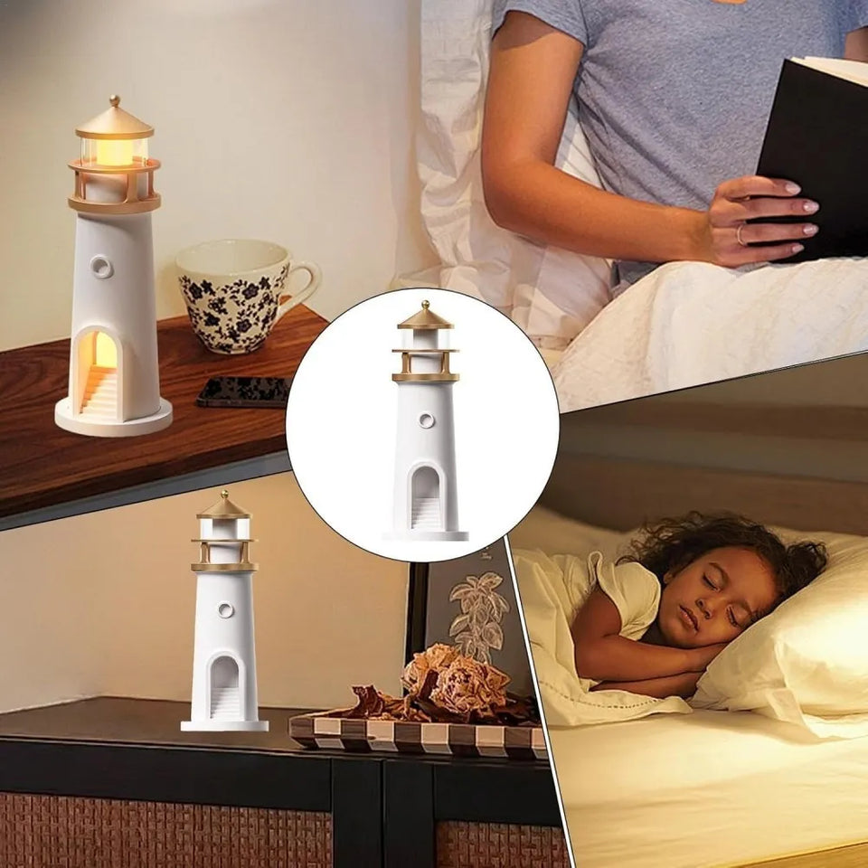 Lámpara Faro con Proyector de Luna