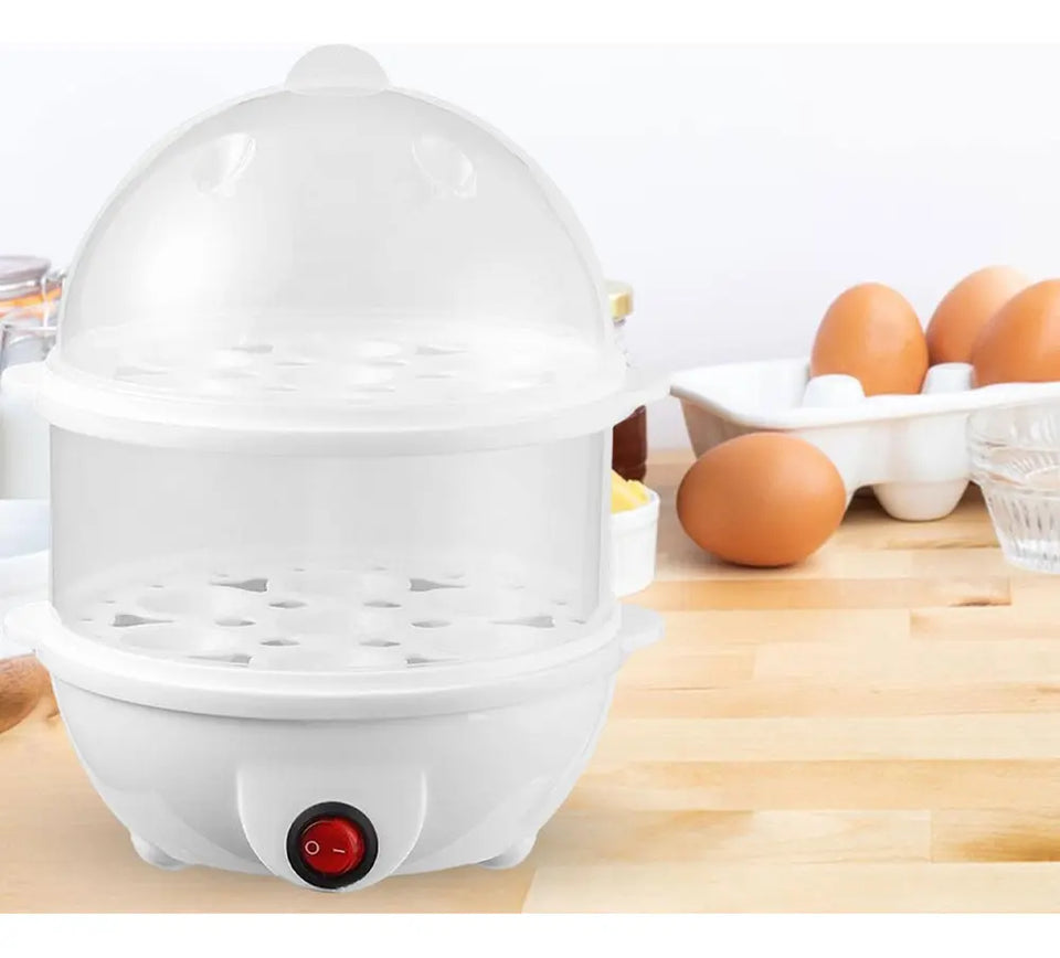 Hervidor Eléctrico de Huevos 2 Niveles para 14 Huevos