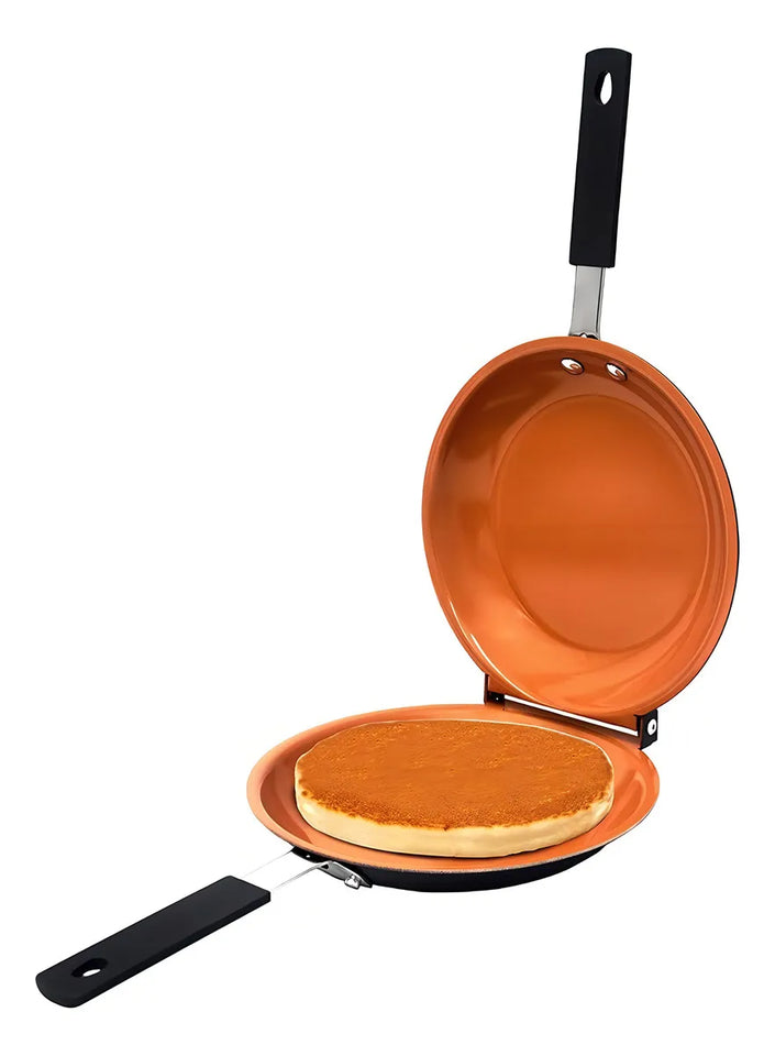 Sartén Doble Cara Antiadherente Gotham Steel Pancake Bonanza