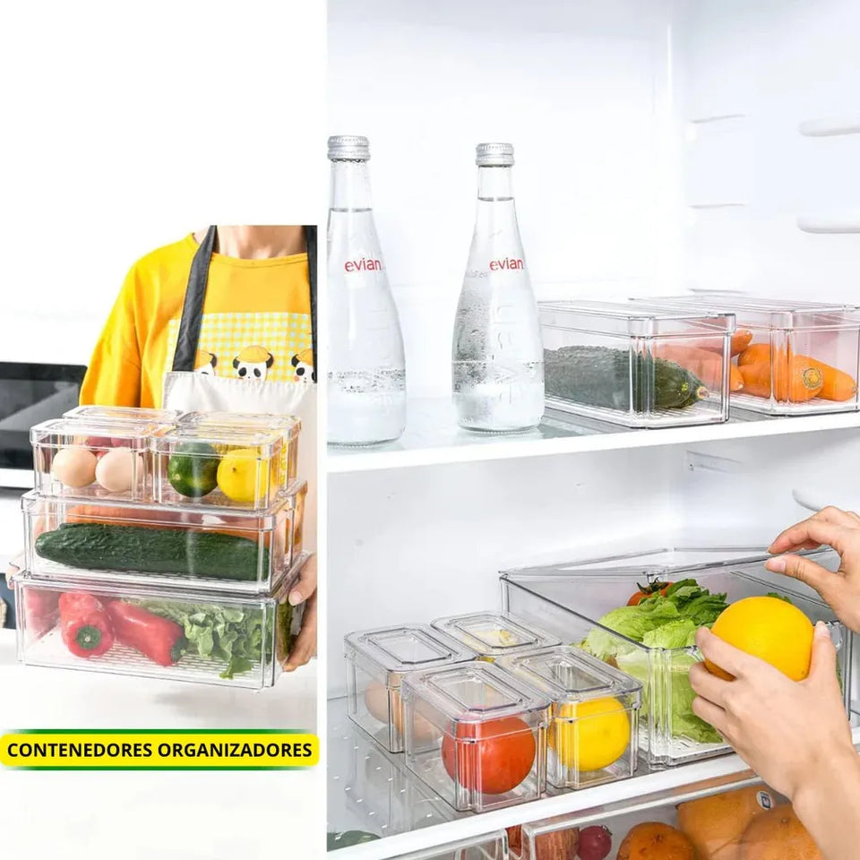 SET CONTENEDORES COCINA X 7 UNIDADES