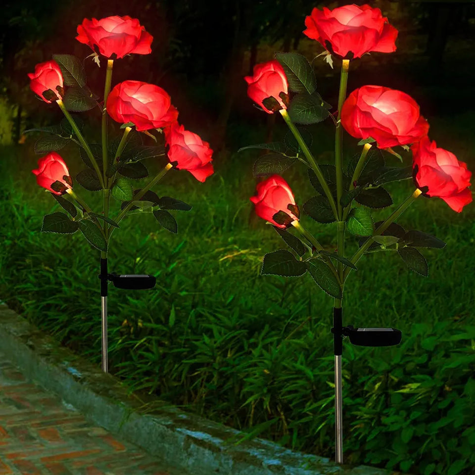 LUCES LED SOLAR JARDIN