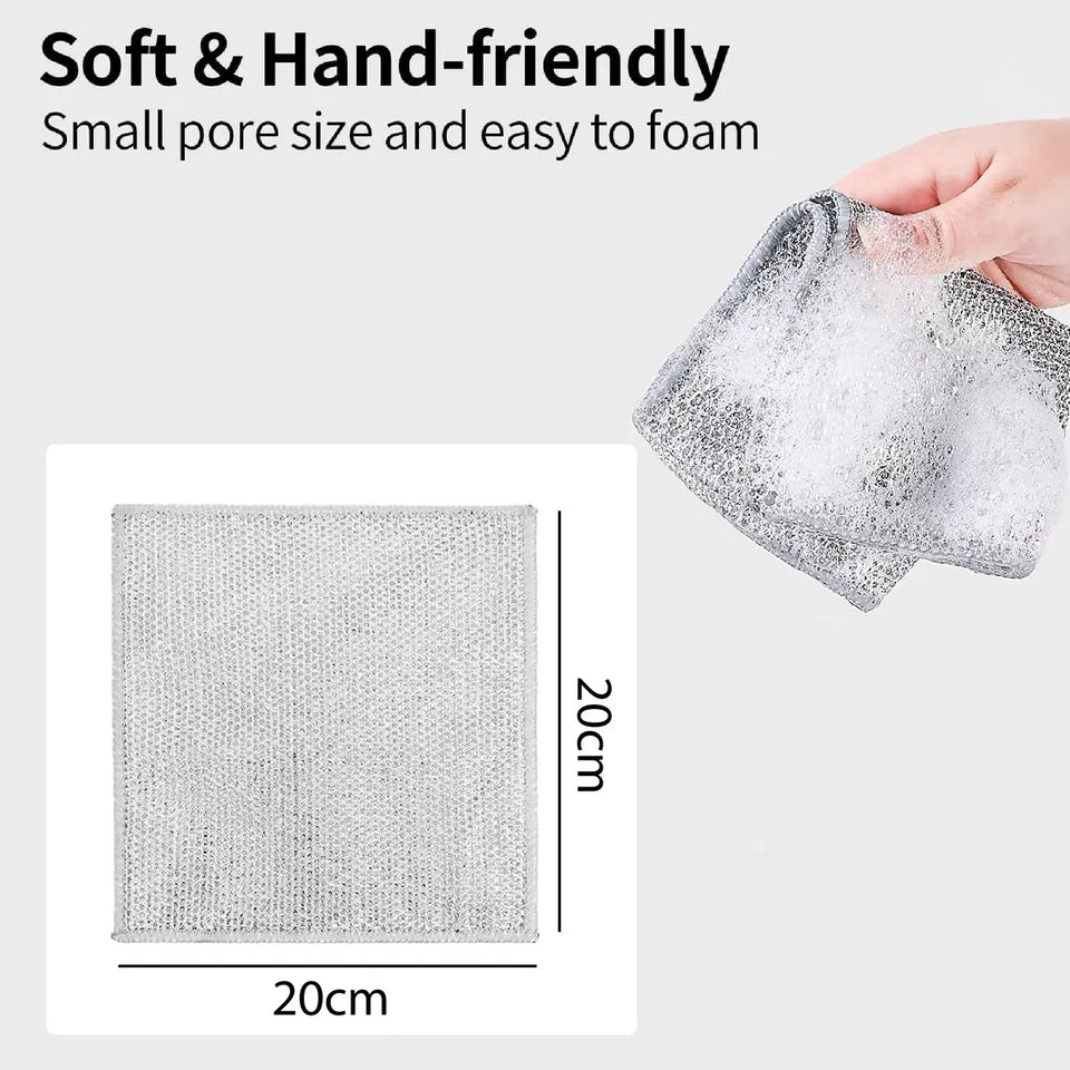 Paños de Microfibra Multiusos para Cocina (Pack de 20)