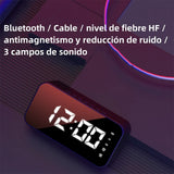 Parlante Despertador Multifuncional con Pantalla LED Espejo