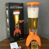 Barril Dispensador De Bebidas Bluetooth Con Luces Led