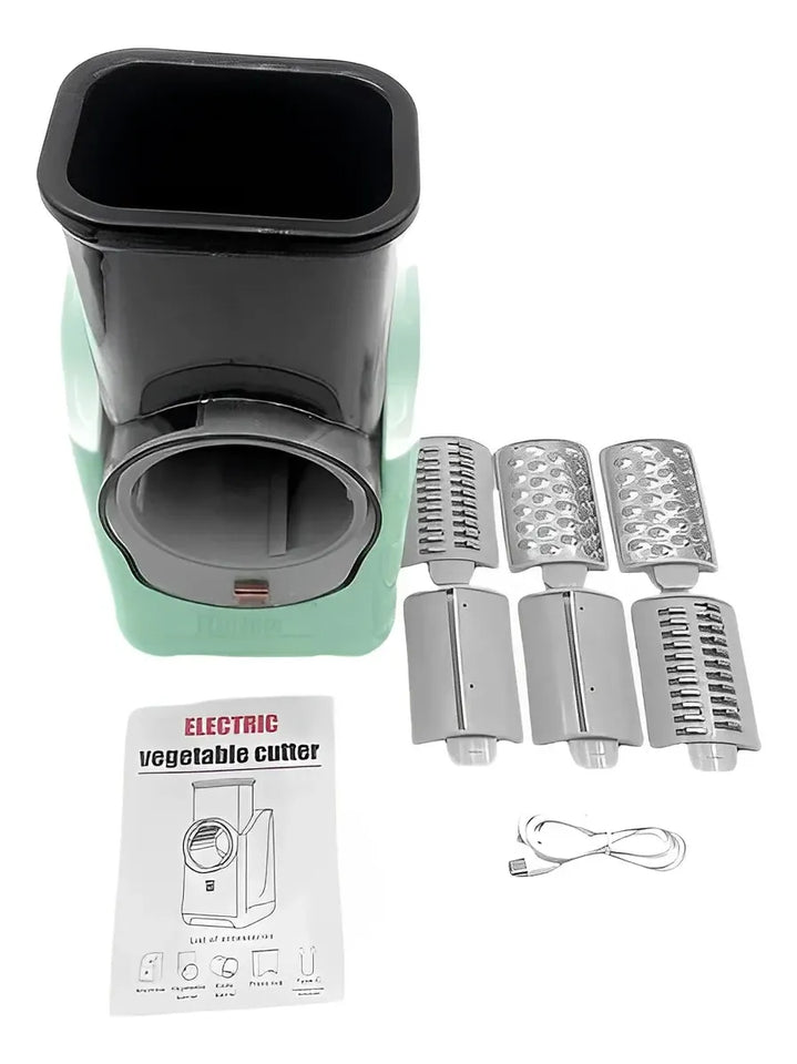 Cortador de Verduras Eléctrico Multifuncional 6 en 1