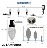 LUCES NAVIDEÑAS BOMBILLOS GRANDES
