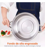 OLLA VAPORERA ACERO INOXIDABLE
