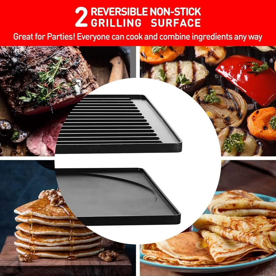 Parrilla Eléctrica Sokany 2 en 1 Multifuncional