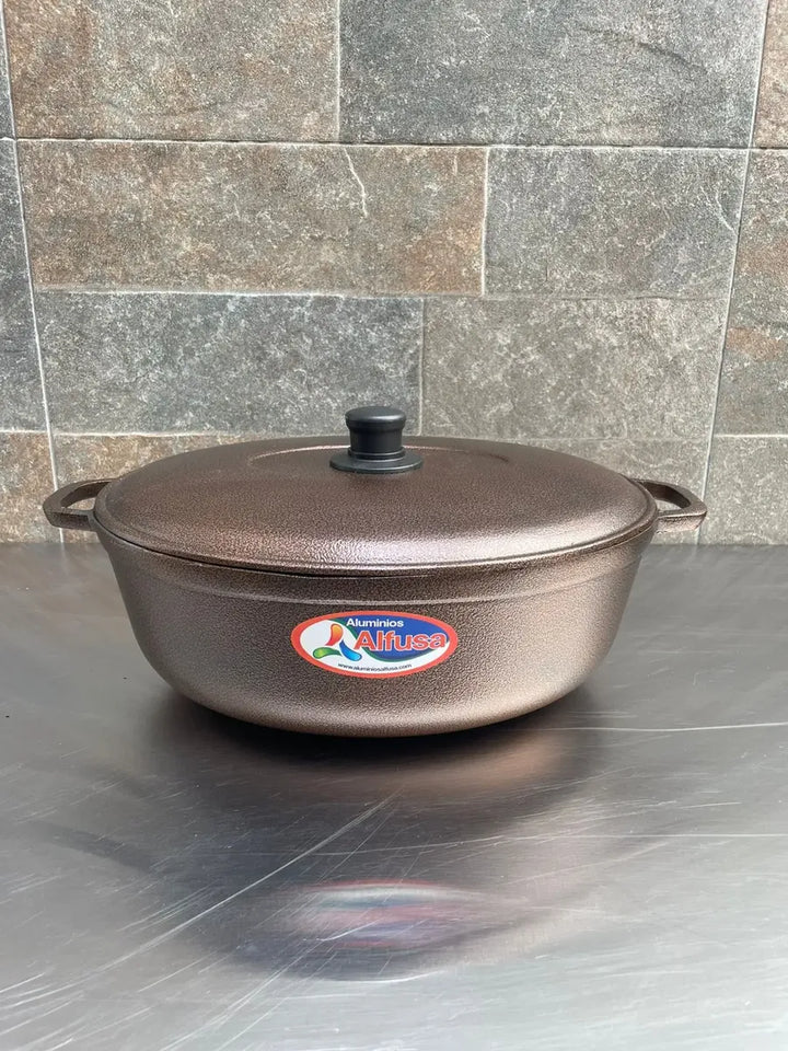 Juego de Calderos de Aluminio Fundido Alfusa