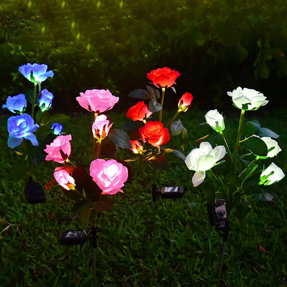 LUCES LED SOLAR JARDIN