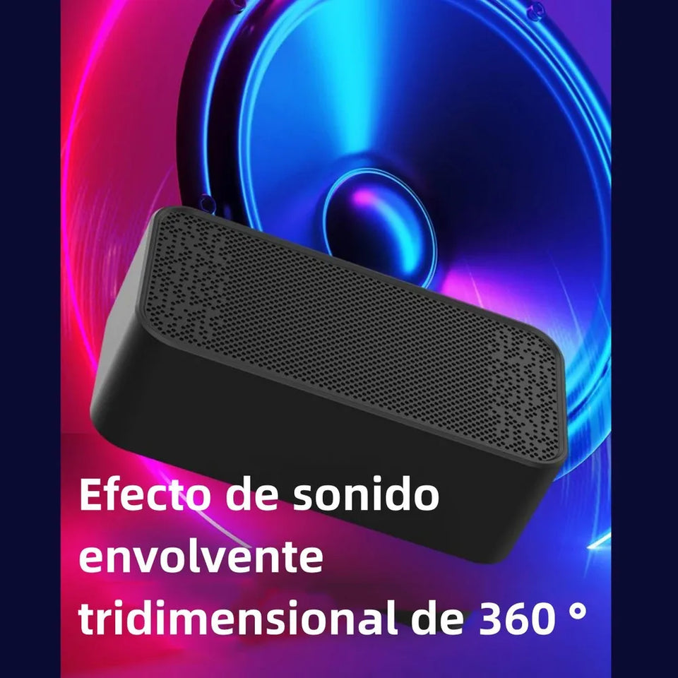 Parlante Despertador Multifuncional con Pantalla LED Espejo