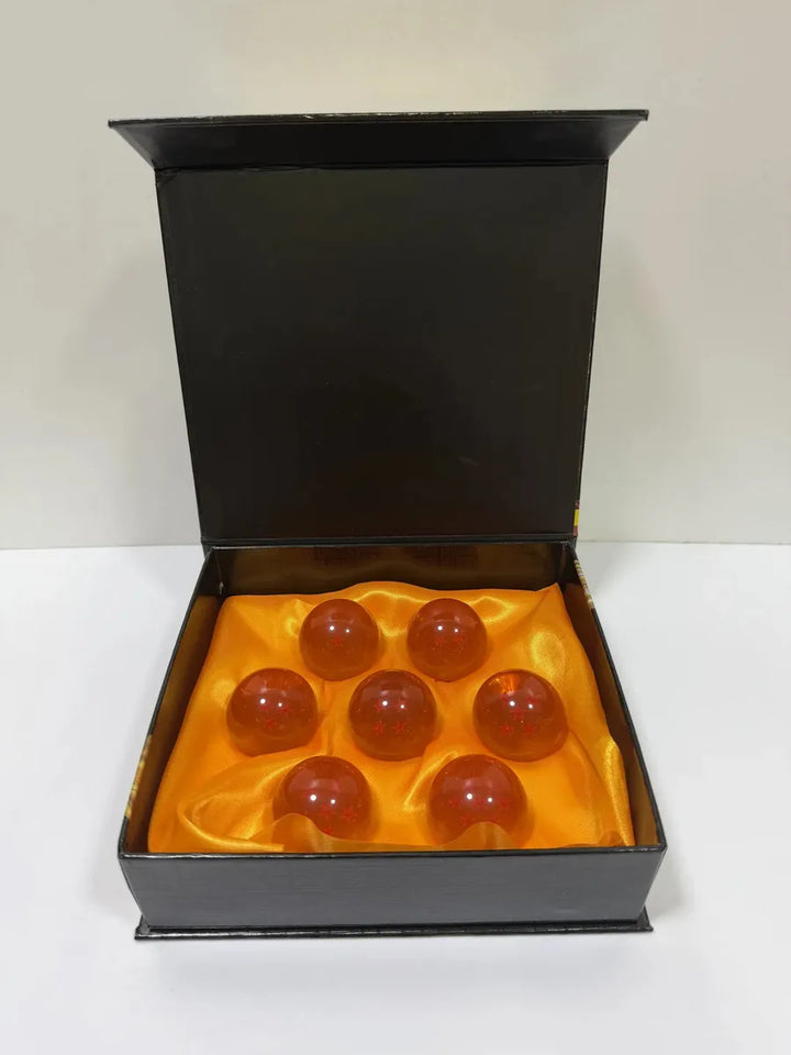 Set de 7 Esferas del Dragón Dragon Ball Z de Cristal con Estuche Premium