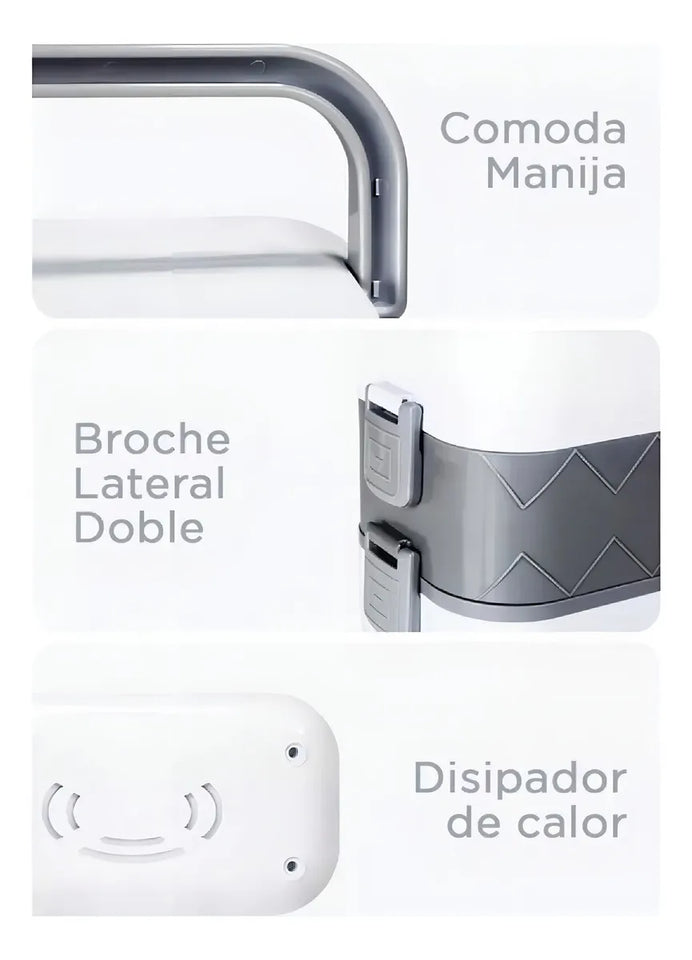 Lonchera Vaporera Eléctrica Portátil