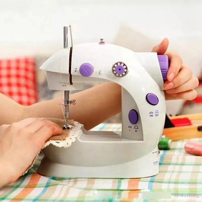 Mini Máquina de Coser Portátil Eléctrica Multifuncional