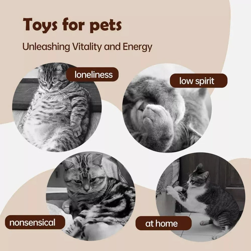 Juguete Interactivo de Pájaro Electrónico para Gatos
