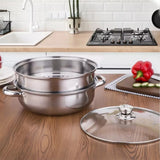 OLLA VAPORERA ACERO INOXIDABLE