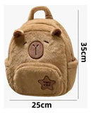 Mochila Capibara Afelpada Kawaii