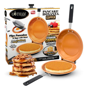 Sartén Doble Cara Antiadherente Gotham Steel Pancake Bonanza