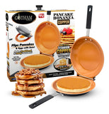 Sartén Doble Cara Antiadherente Gotham Steel Pancake Bonanza