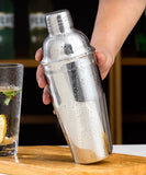 KIT DE COCTELERÍA PROFESIONAL DE 23 PIEZAS CON BASE DE BAMBÚ