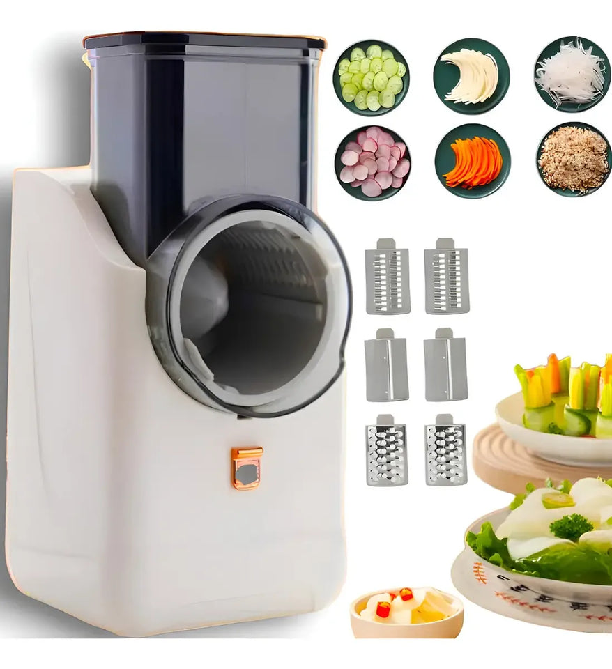 Cortador de Verduras Eléctrico Multifuncional 6 en 1